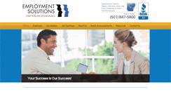 Desktop Screenshot of employment-solution.com